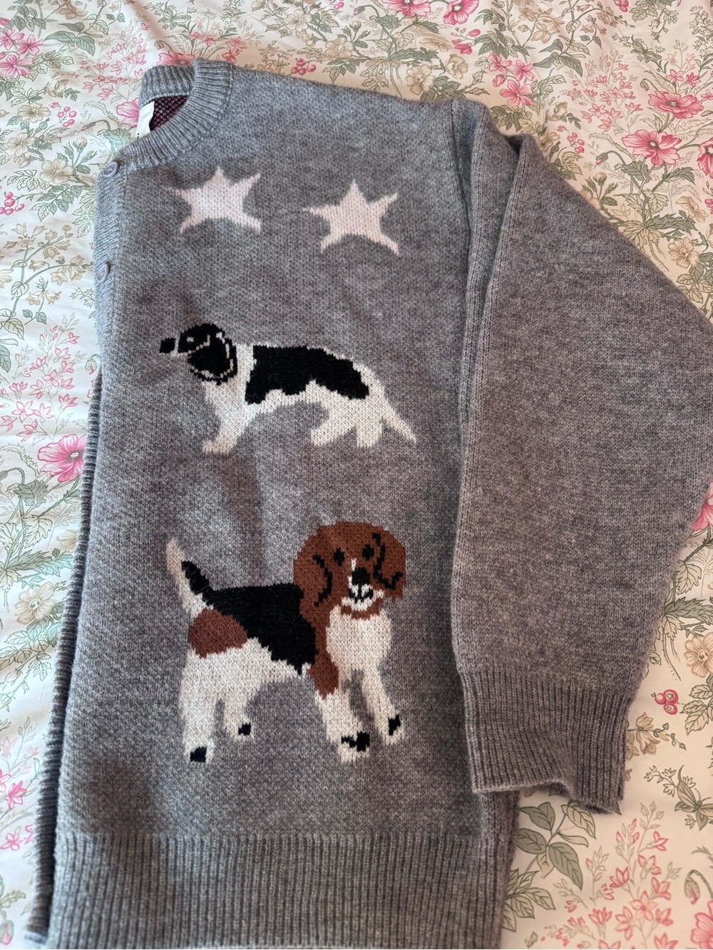 NWOT &Merci Grandpa-core Dog Cardigan - Picture 6 of 8